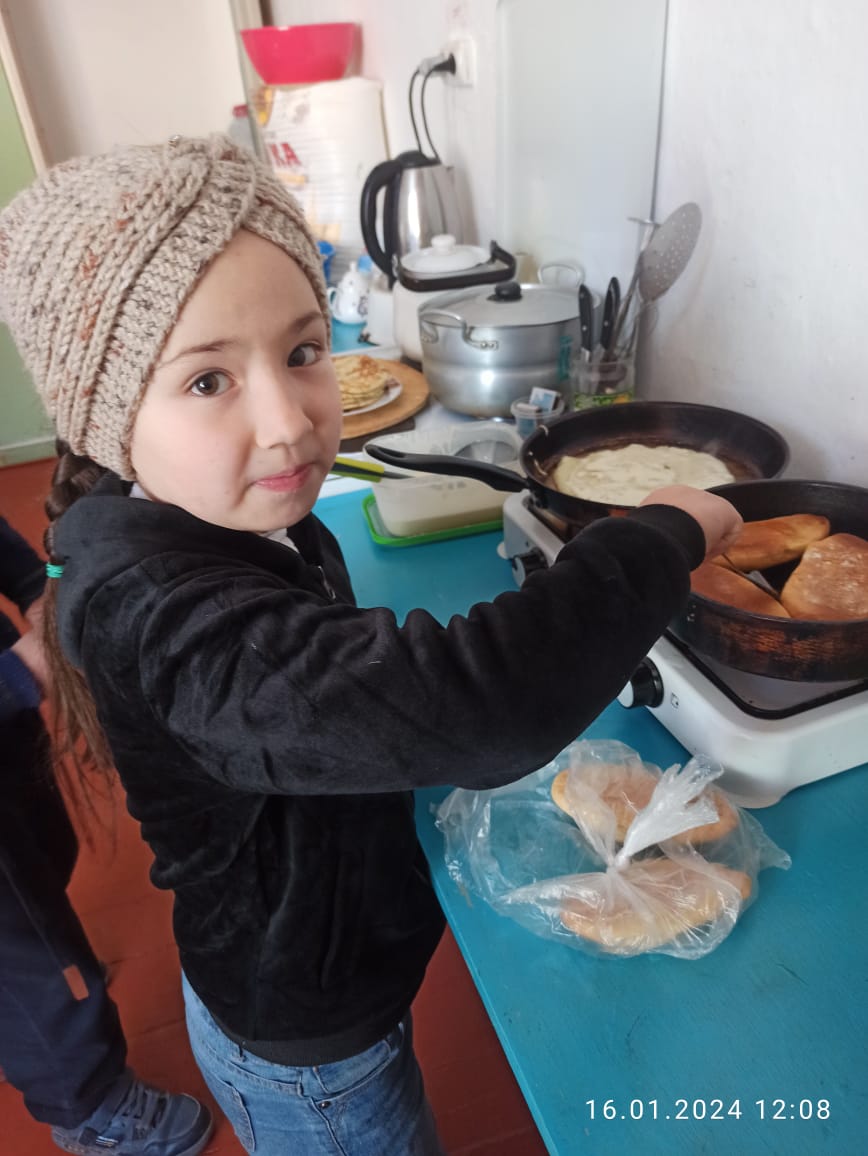 Открытый урок в Хинубской ООШ.